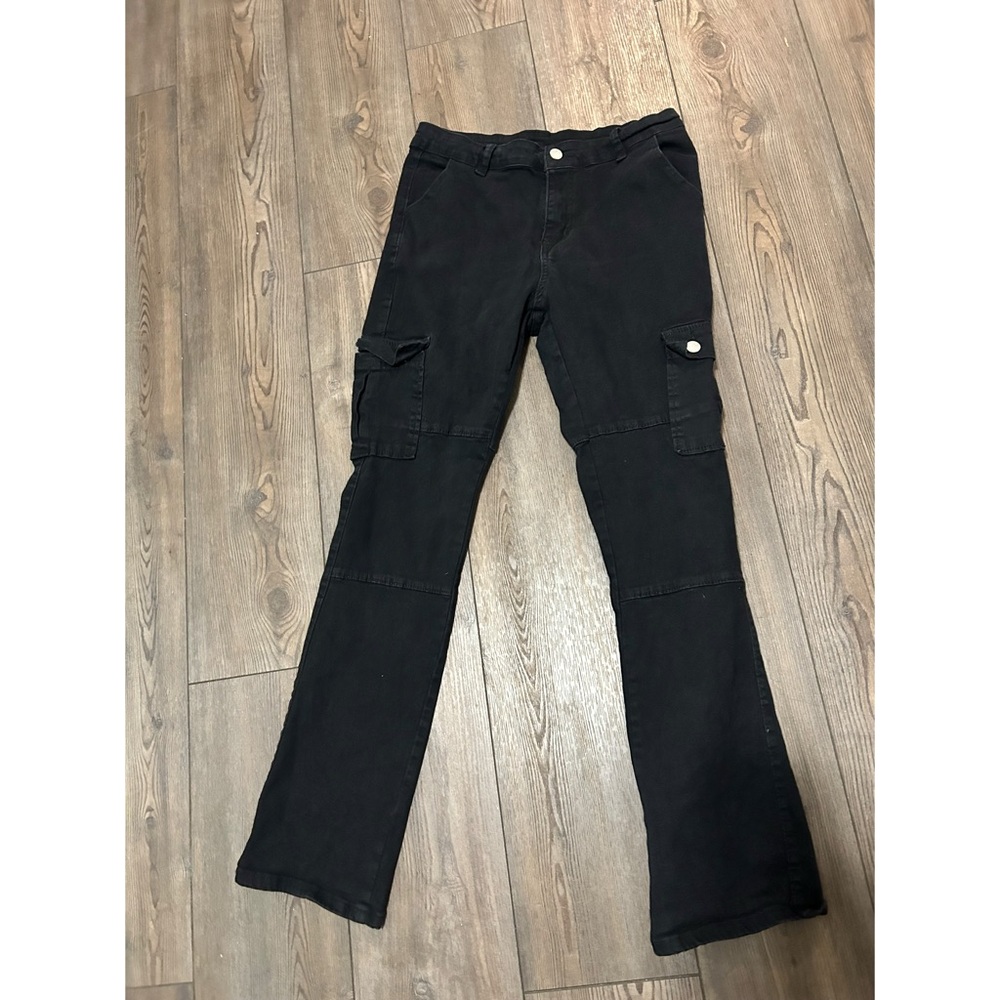 SHEIN Women’s Dark Cargo Trousers